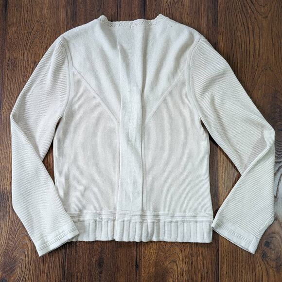 Leggiadro Cashmere Silk Cardigan Y2K - Picture 4 of 5